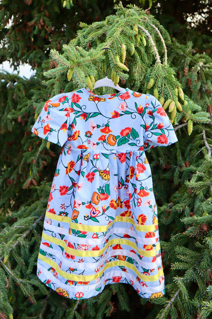 Baby & Todder Ribbon Dress Sewing Pattern with VIDEO TUTORIAL